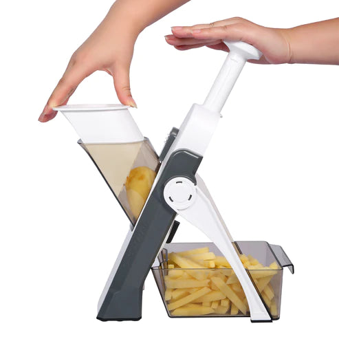 Mandoline Vegetable Cutter Slicer Chopper | Multi-function Cutter Vertical Vegetable Cutter Kitchen Shredder Grater single blade (random color)