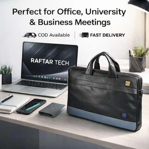 Premium Rexine Laptop Office Bag  Professional & Durable