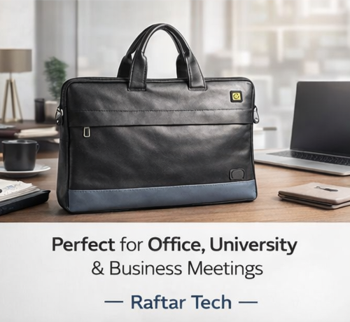 Premium Rexine Laptop Office Bag  Professional & Durable