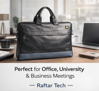 Premium Rexine Laptop Office Bag  Professional & Durable