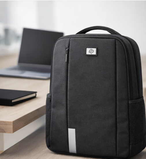 Slim Professional Laptop Backpack Matte Black