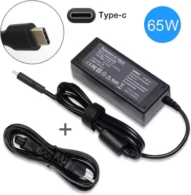 HP 65W Type-C AC Adapter Laptop Charger